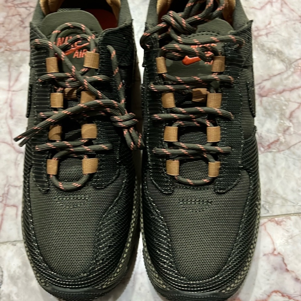 Nike Air Force 1 AF1 cargo khaki green canvas material fb2348-700